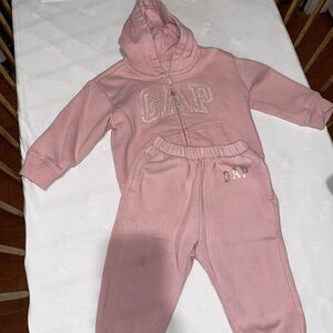 GAP Light Pink Hoodie and Joggers Set